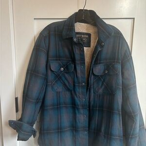 Men's Blue Plaid Jacket